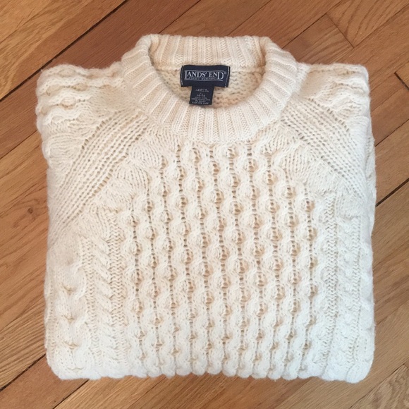lands end fisherman sweater